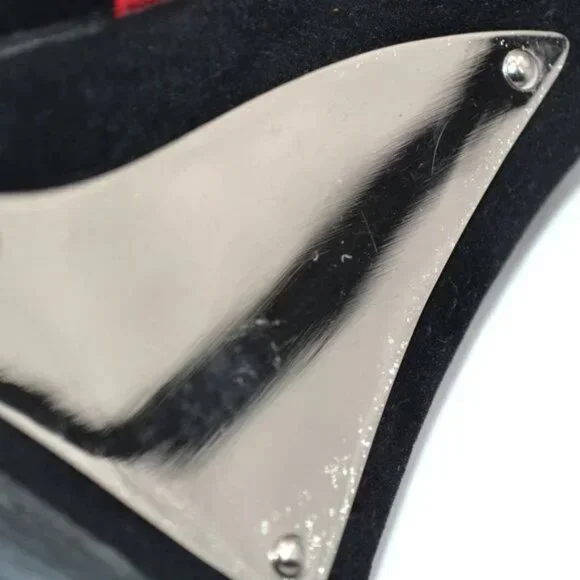 Alba Black and Red Platform Shoes - Picture 15 of 16